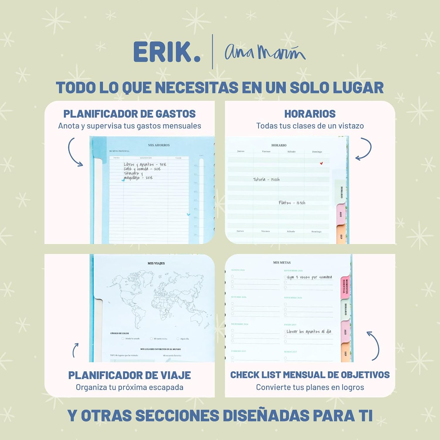 Thumbnail 3 de Grupo Erik Agenda escolar 2026 2027 Semana Vista Ana Marin en Español