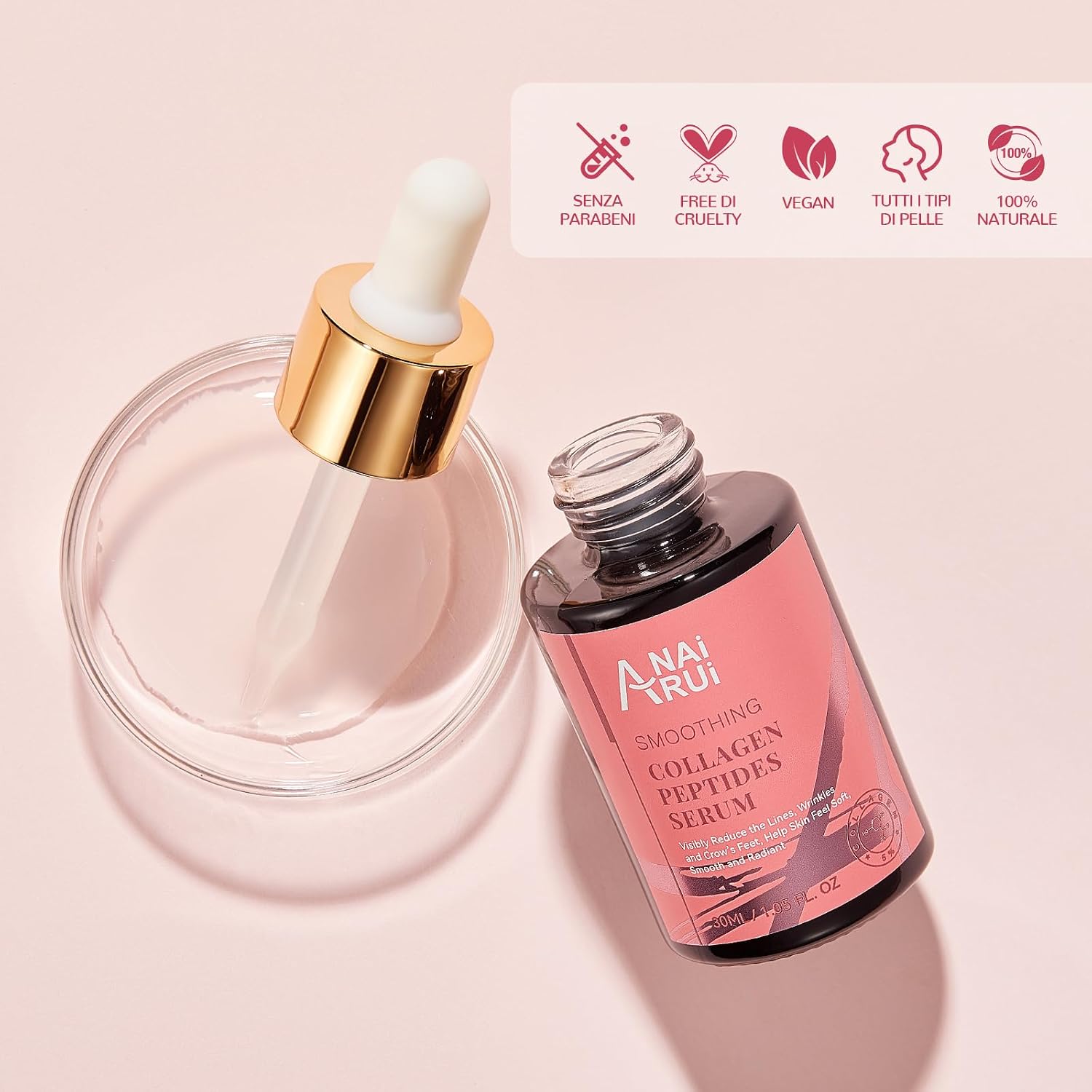 Thumbnail 5 de ANAiRUi Siero Collagene 30 ml per viso e collo
