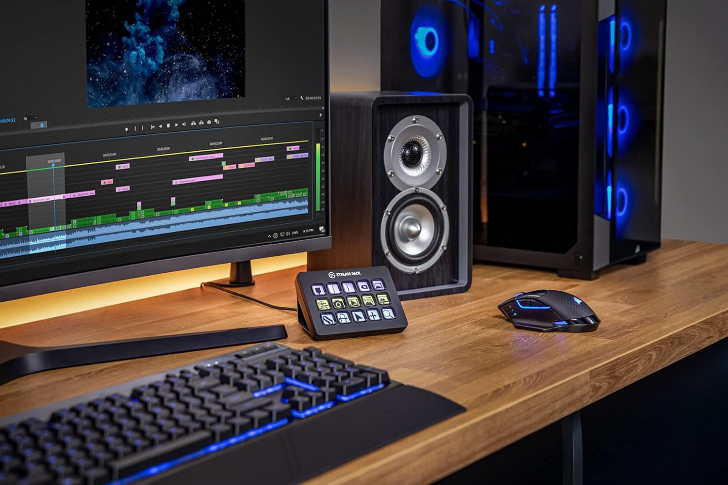 Thumbnail 1 de Elgato Stream Deck MK.2 Studio Controller (15 customisable LCD keys) for Mac and PC