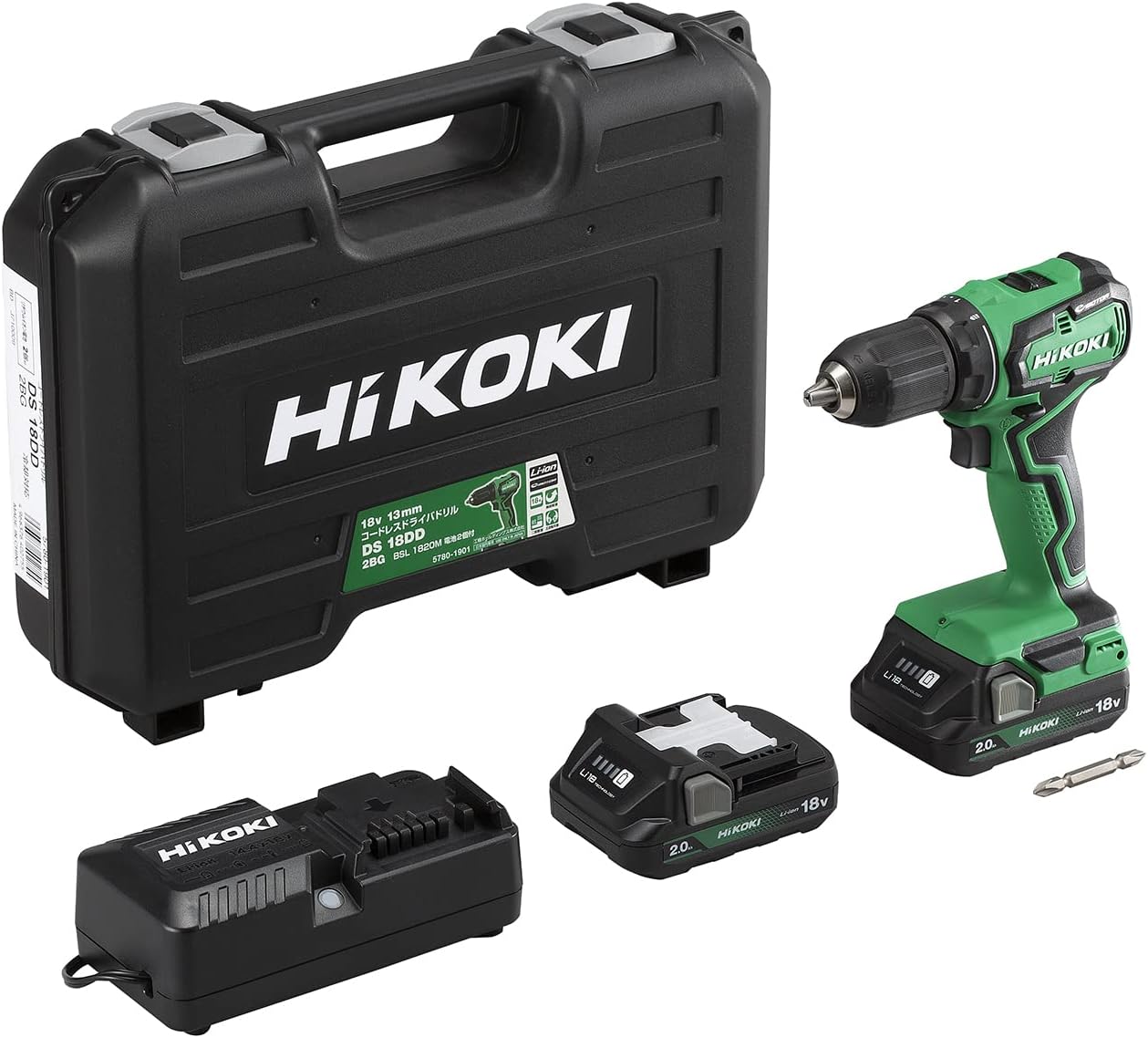 Detalle de HiKOKI DS18DD(2BG) 18V充電式ドライバードリル・RB18DC(NN)ブロワセット