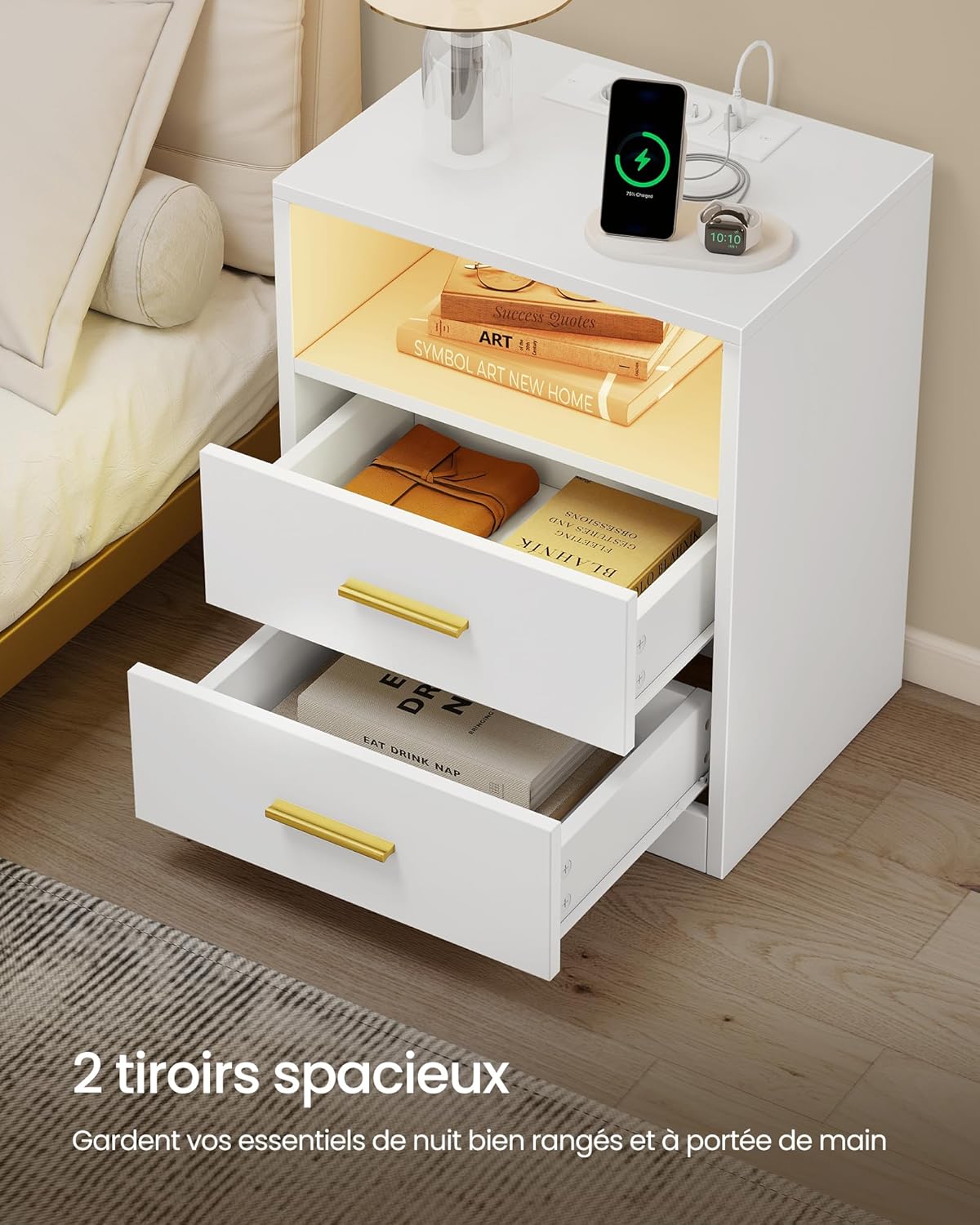 Thumbnail 1 de VASAGLE Custos Collection 2 tables de chevet