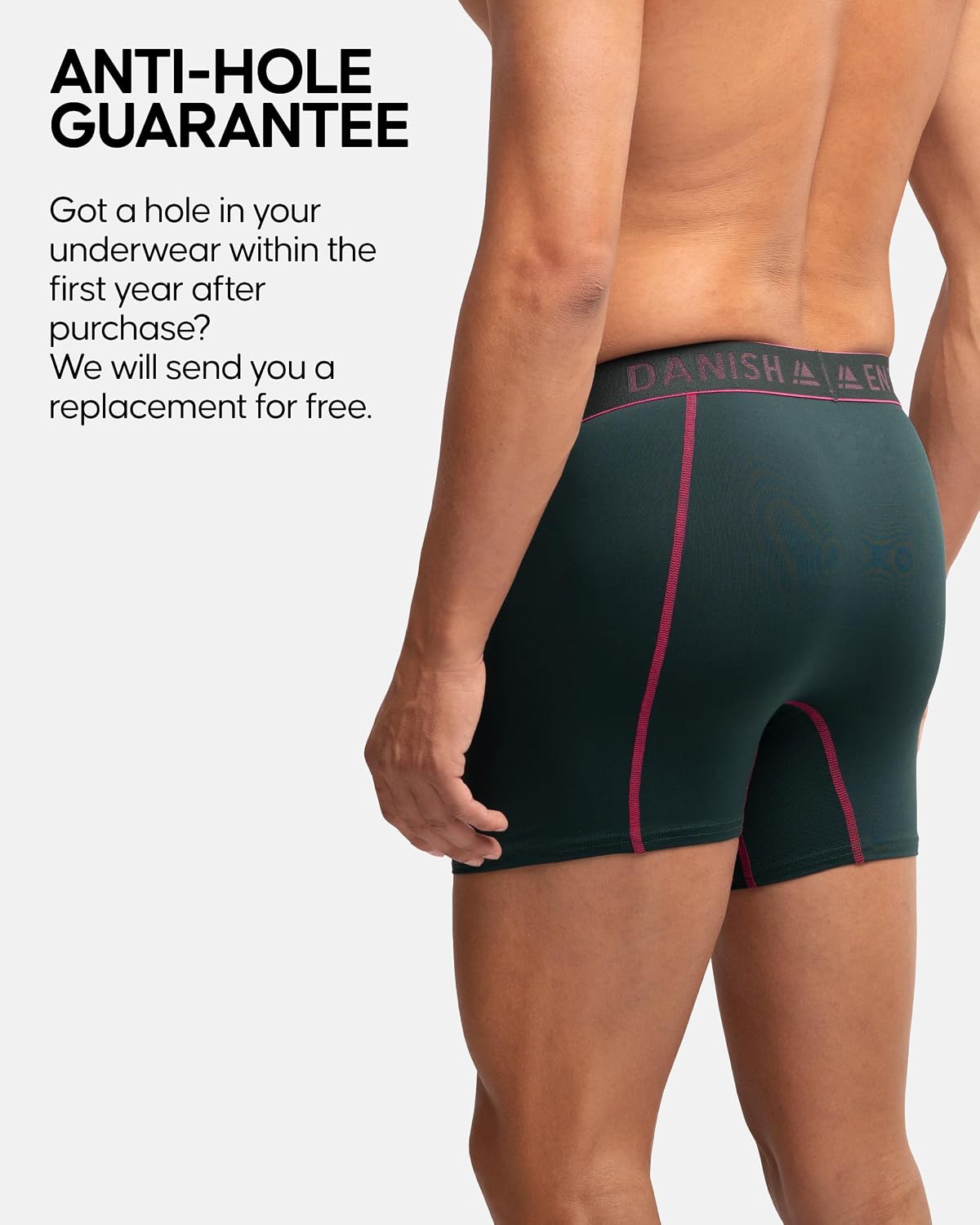 Thumbnail 3 de DANISH ENDURANCE Mens Boxers Long Leg