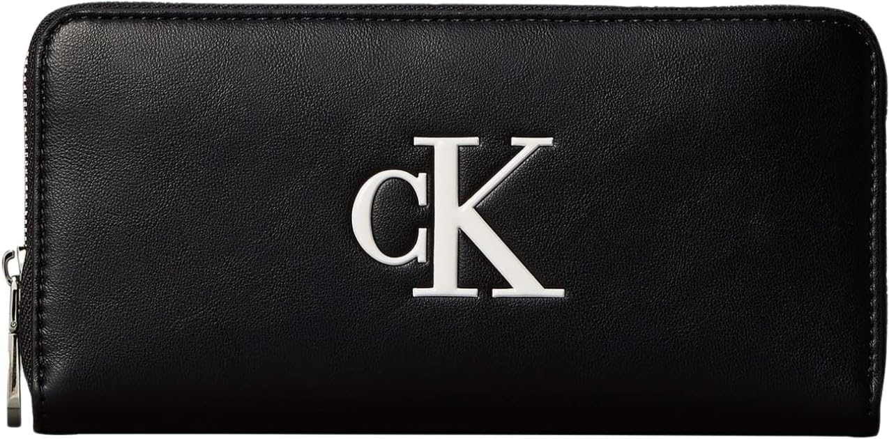 Thumbnail 4 de Calvin Klein Damen Geldbörse Bold Long Zip Around mit Logo – Braun (Tannin)