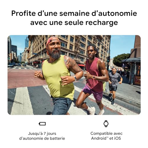 Thumbnail 2 de Fitbit Charge 6 avec abonnement Google Health Premium et bracelet Porcelaine/Aluminium Argent
