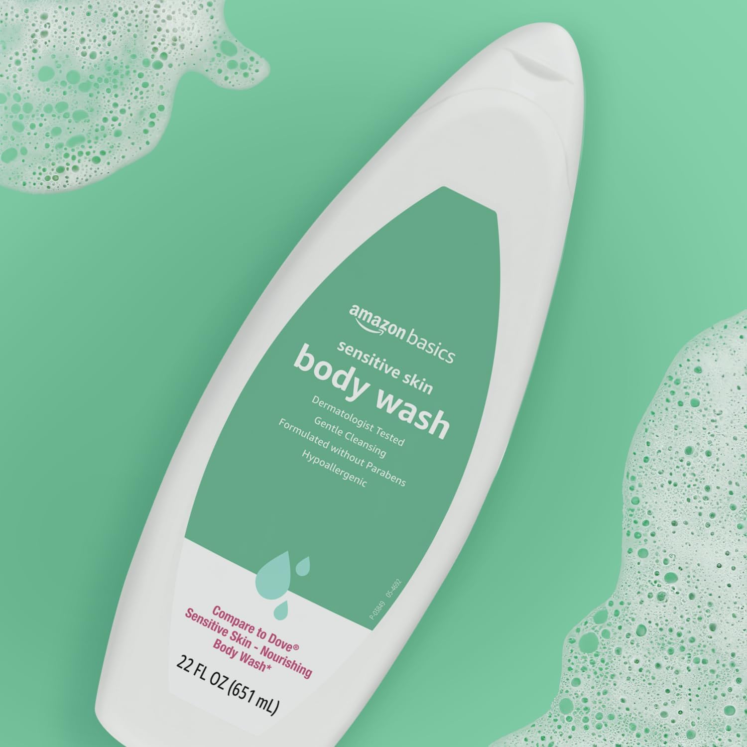 Thumbnail 5 de Amazon Basics Hypoallergenic Body Wash Gel for Sensitive Skin (Paraben-Free) — Creamy Lather, 22 fl oz (1-Pack)