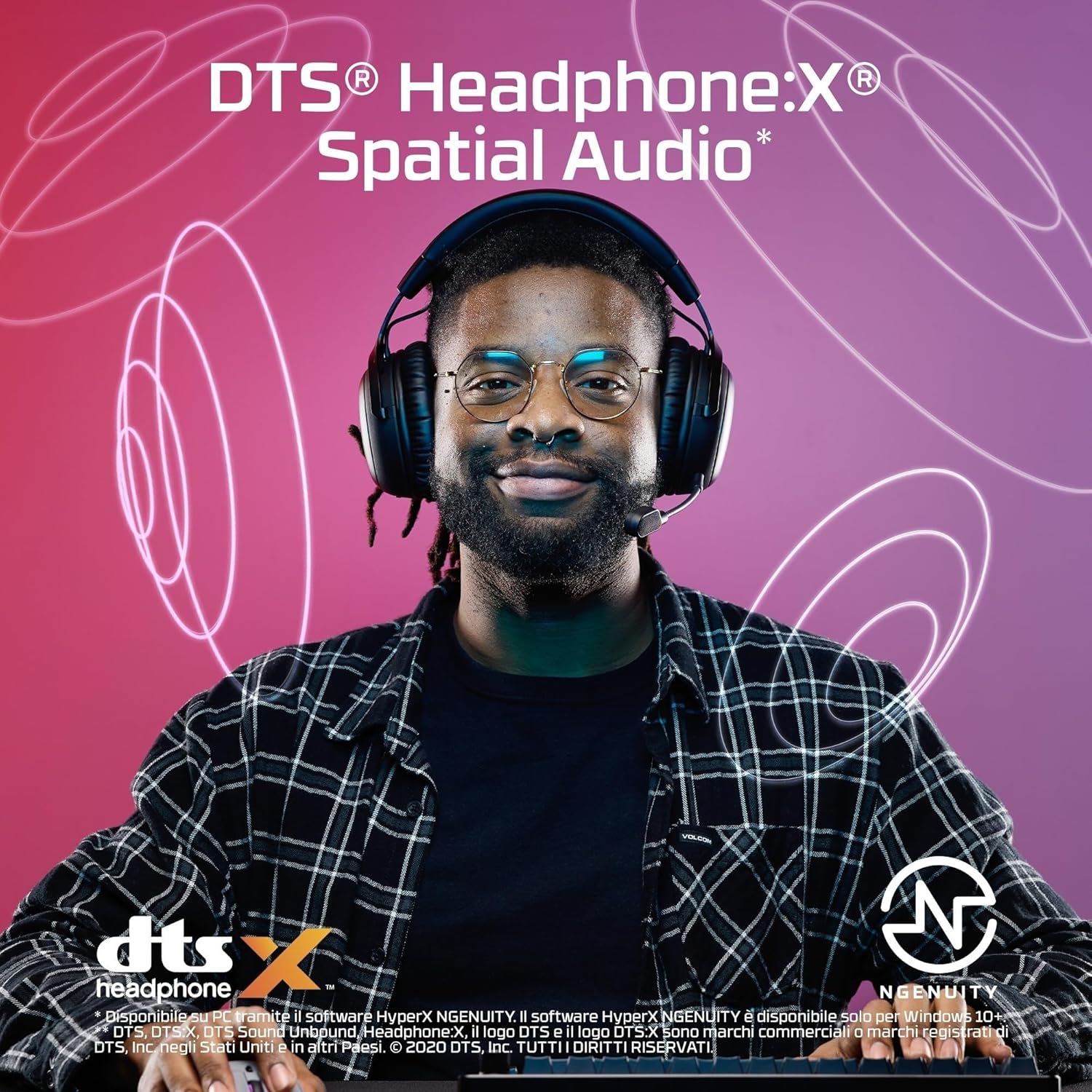 Thumbnail 6 de HyperX Cloud III S Wireless: cuffie Bluetooth con audio 3D e microfono con cancellazione del rumore