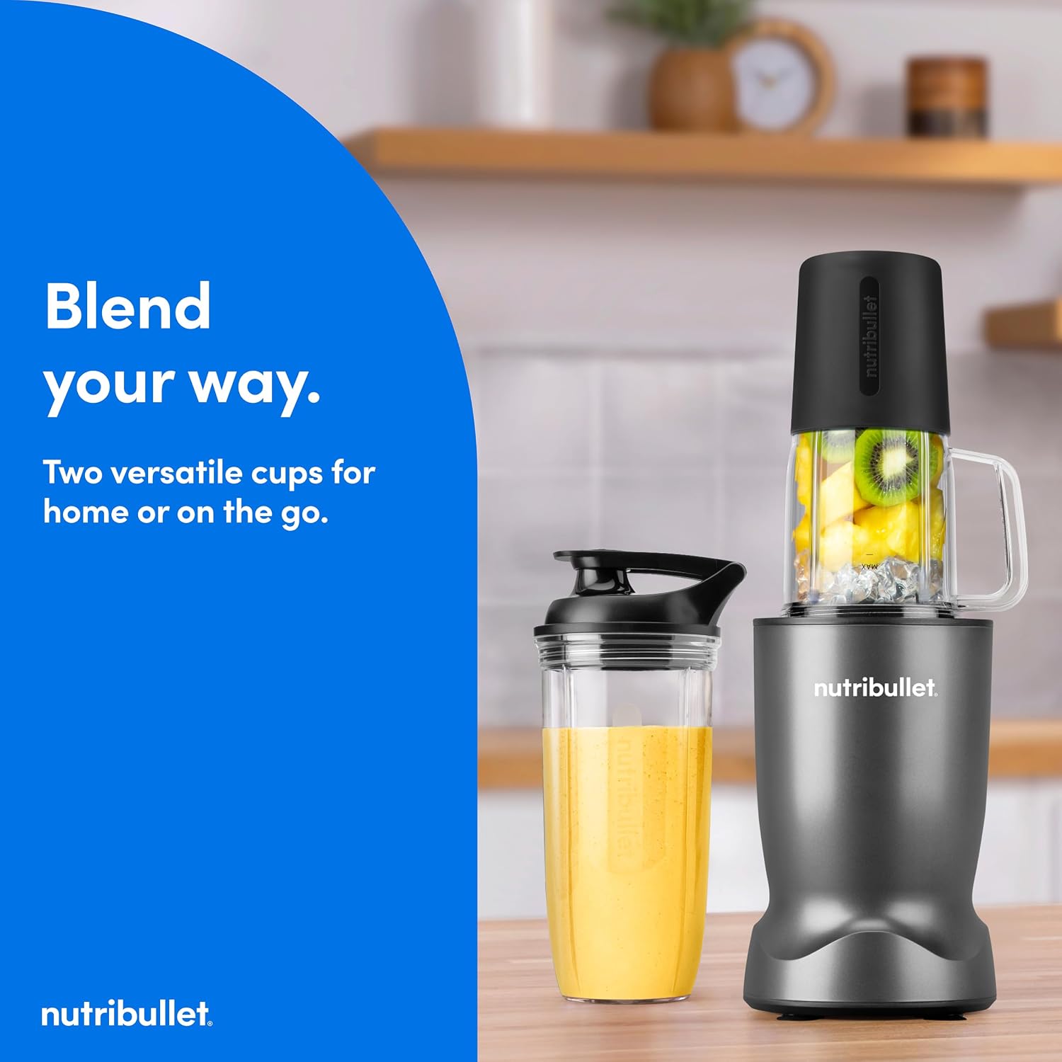 Detalle 2 de NutriBullet Turbo Tumbler Edition NB30400C Personal Blender, 1,000-Watt, Two Cups