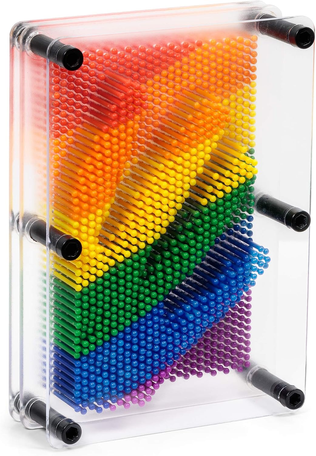 Detalle de Tobar obar-37078 pin-artframe met bijna 700 regenboogkleurige pinnen