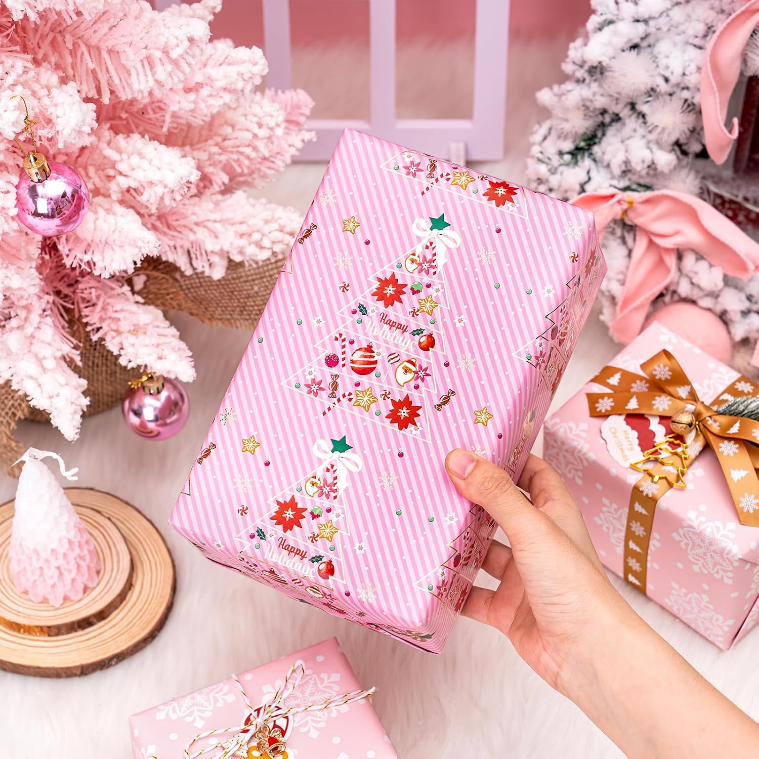 Thumbnail 6 de WRAPAHOLIC Christmas Wrapping Paper, 17-Inch Roll