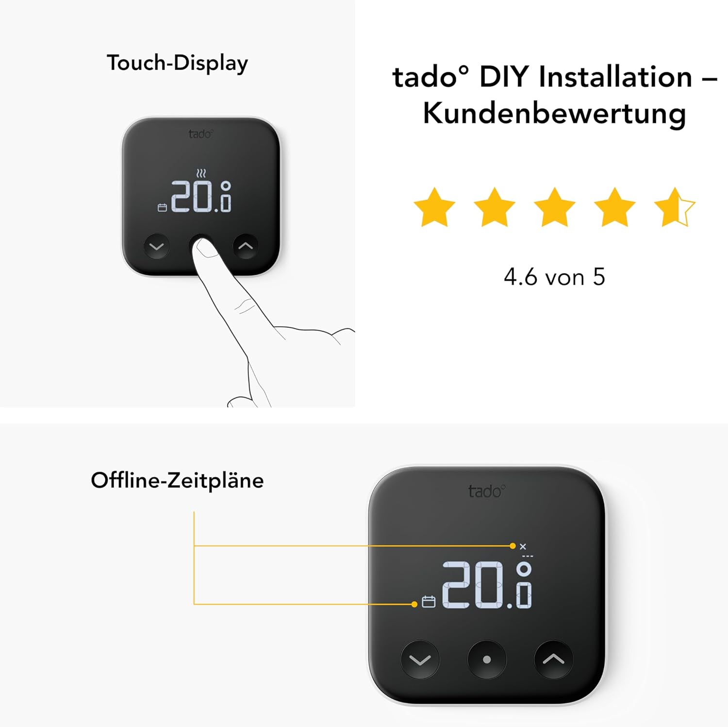 Thumbnail 4 de tado Funk-Temperatursensor X für smarte Heizkörper