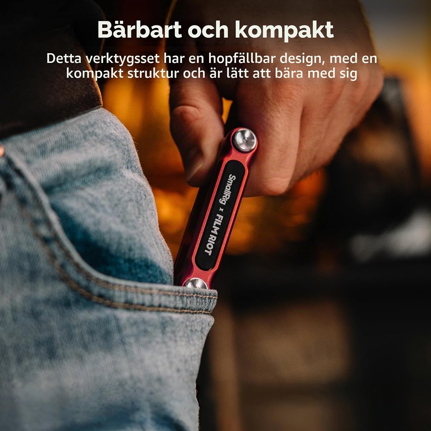 Thumbnail 6 de SMALLRIG x FILM RIOT 4811 hopfällbart multiverktyg, 7-i-1 med vinkellåsning