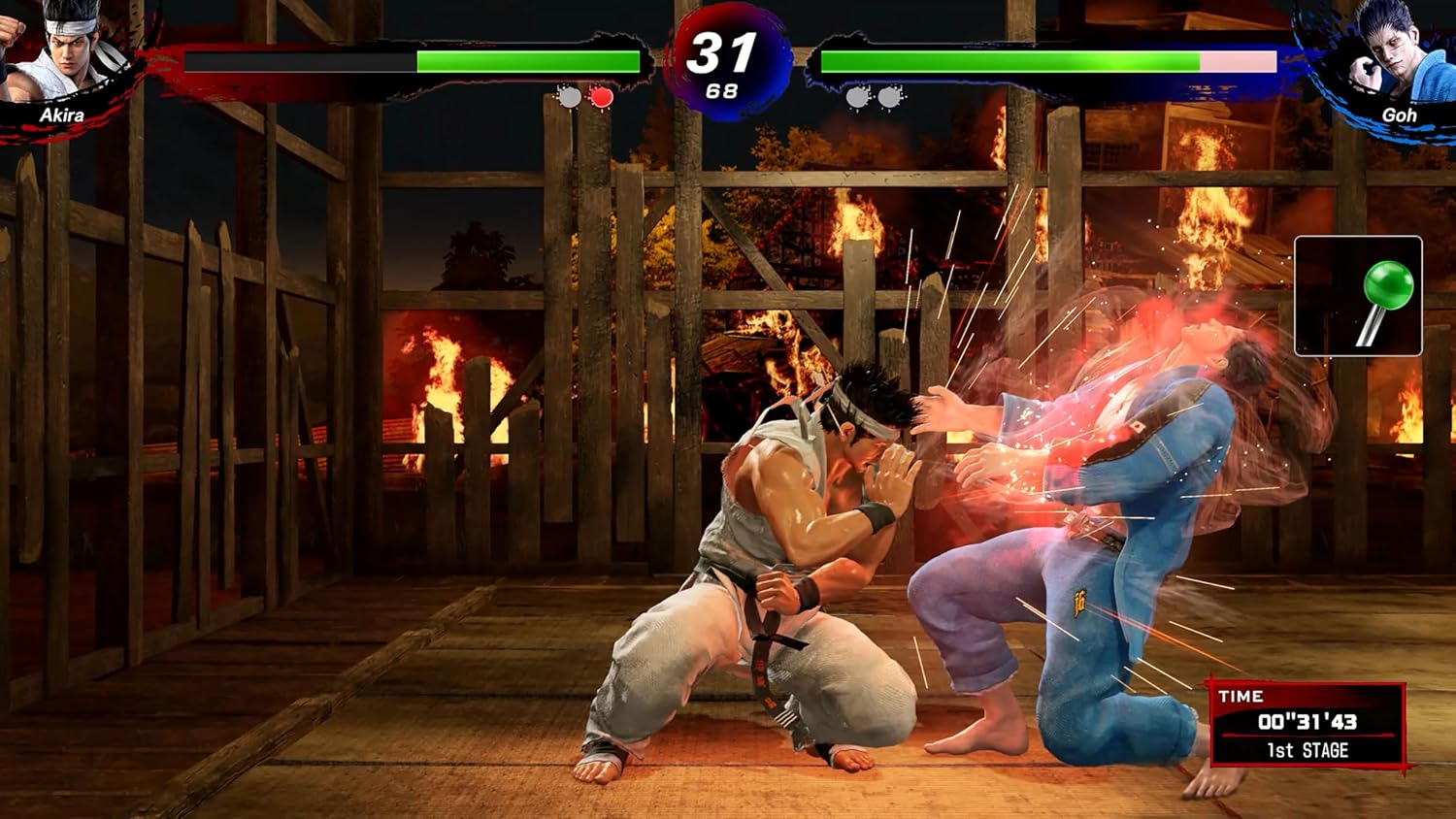 Detalle de Virtua Fighter 5 R.E.V.O. World Stage 30th Anniversary Edition (Switch 2) – umfassende Fassung mit exklusiven Inhalten