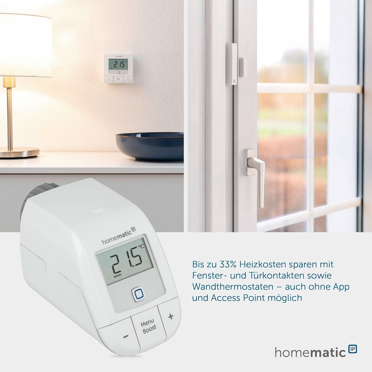Thumbnail 6 de Homematic IP Heizkörperthermostat Basic – digitale Temperatursteuerung