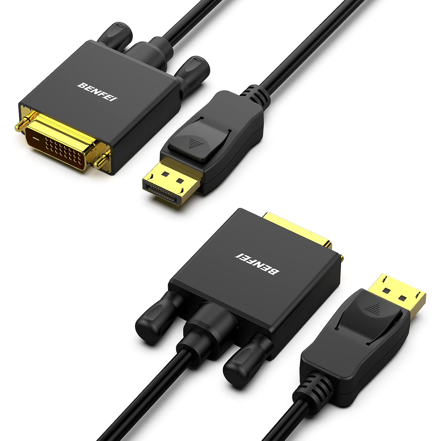 Detalle de BENFEI DisplayPort-to-DVI Cable 6 Feet