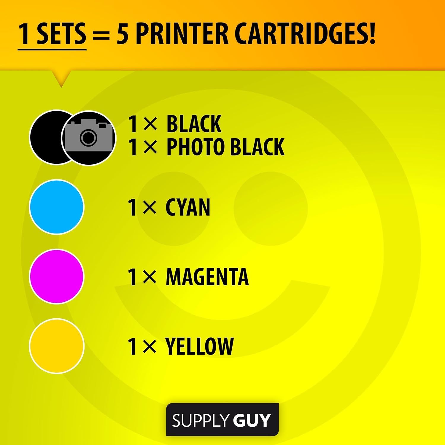 Thumbnail 2 de Supply Guy 580XXL/581XXL Compatible Ink Cartridges for Canon Pixma (PGI-580 XXL / CLI-581 XXL) Multipack