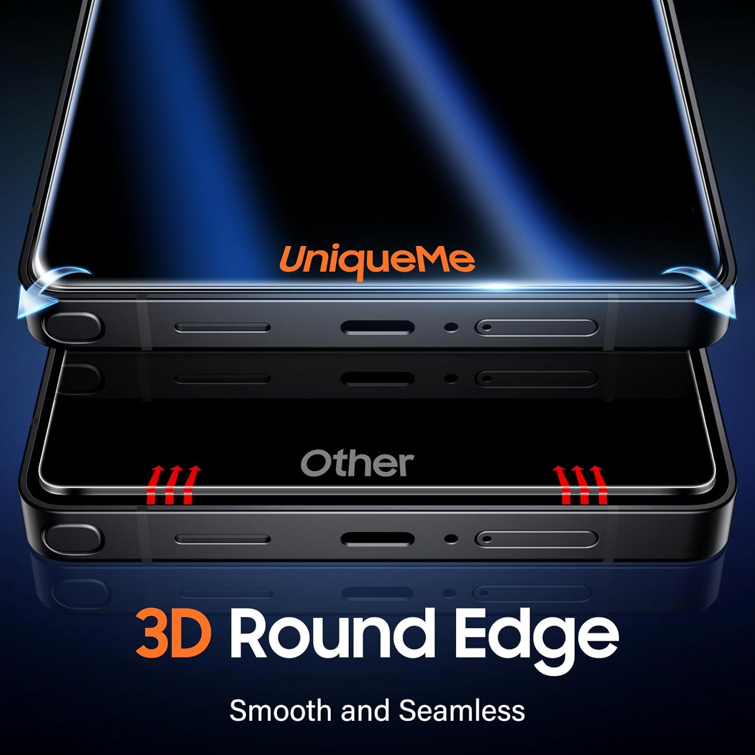 Thumbnail 4 de UniqueMe Samsung Galaxy S25 Ultra Privacy 9H 2-Pack