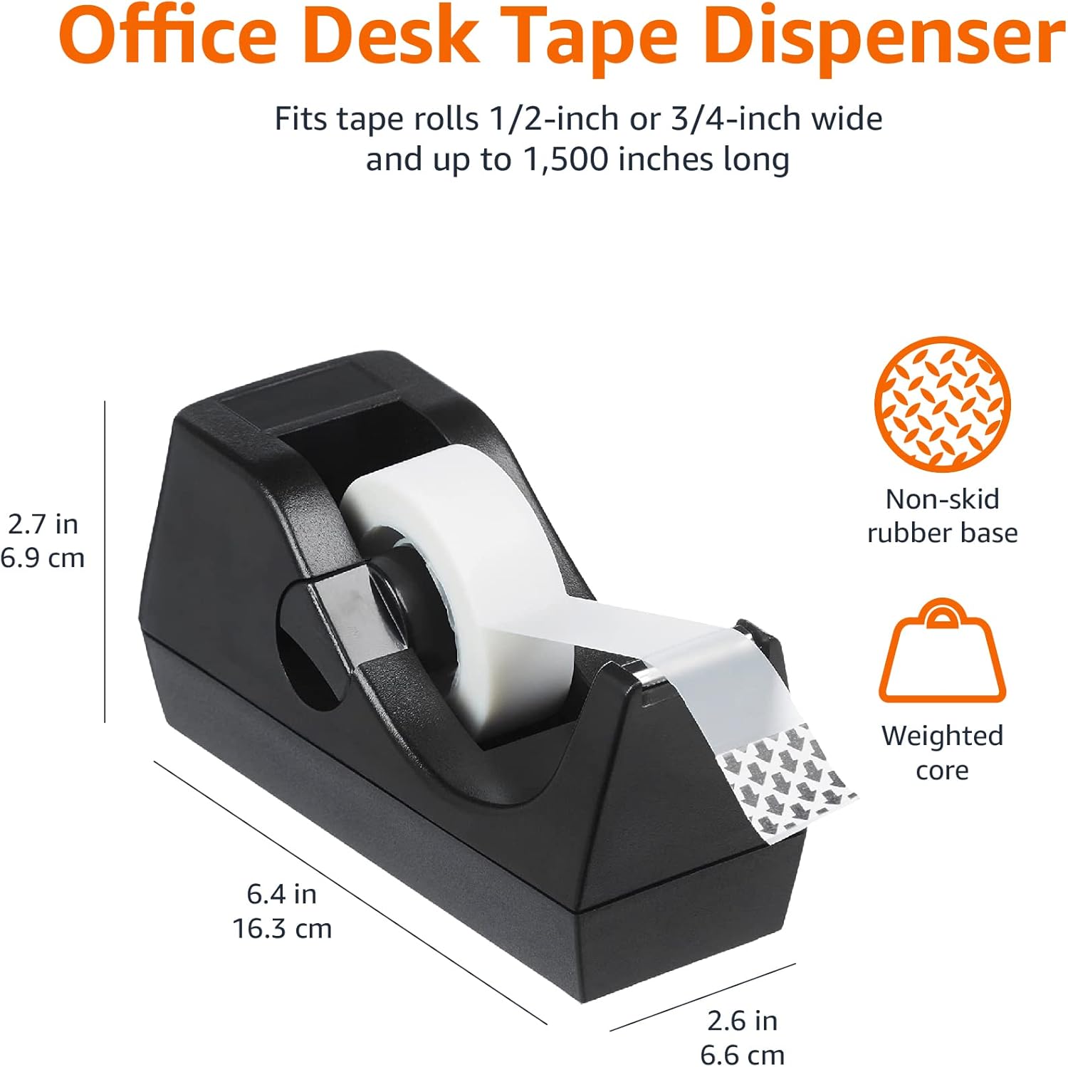 Thumbnail 3 de Amazon Basics Tape Dispenser 3-pack 🖇