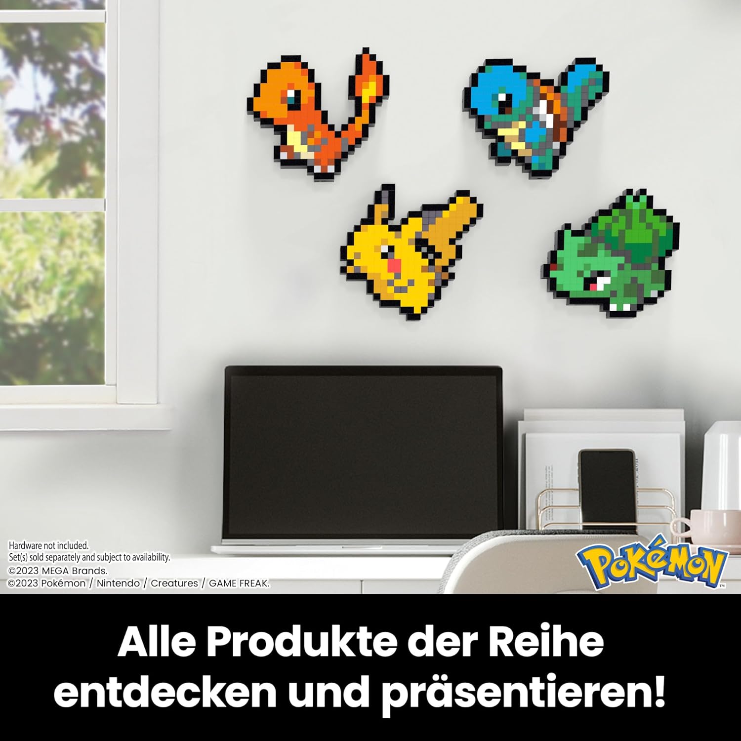 Thumbnail 5 de Mega Brands MEGA Pokémon Glumanda (Charmander) – zusammenbaubare Figur im Retro-Pixel-Look, HTH76