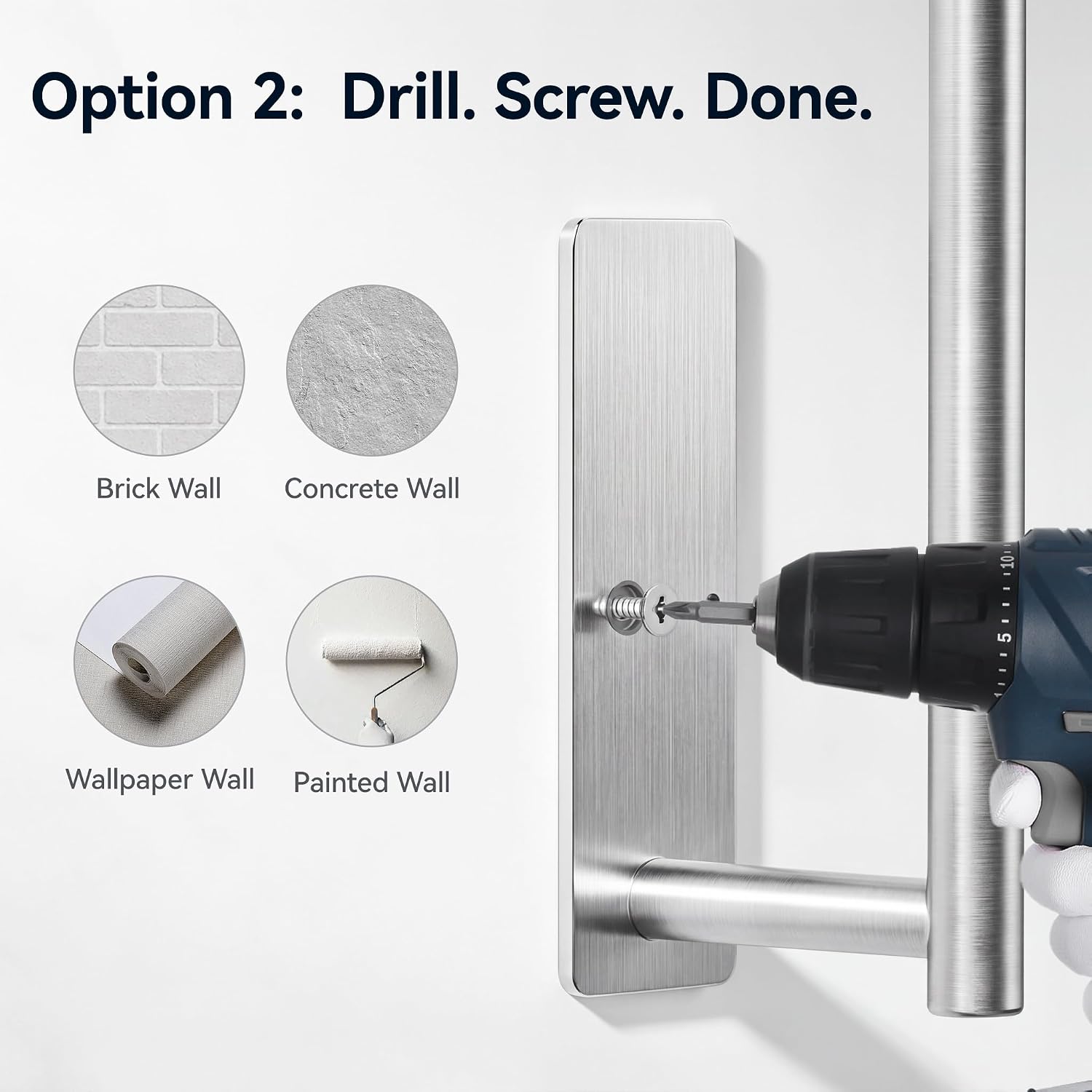 Thumbnail 5 de Paper Towel Holder, Brushed Nickel