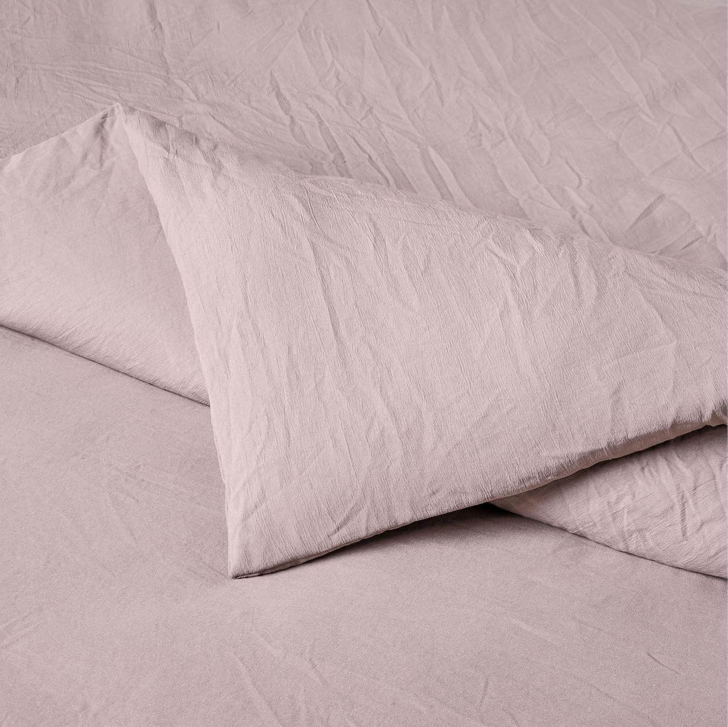 Thumbnail 1 de Amazon Basics Bettwäsche 240x220 cm – 3-teilig, Mikrofaser, violett