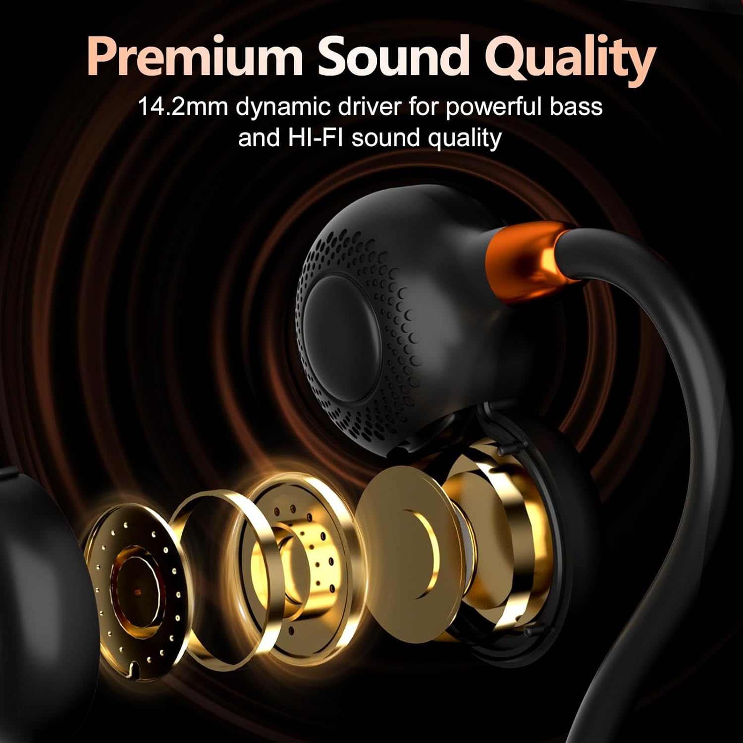 Thumbnail 6 de Ortizan Bone Conduction Headphones 15H playtime