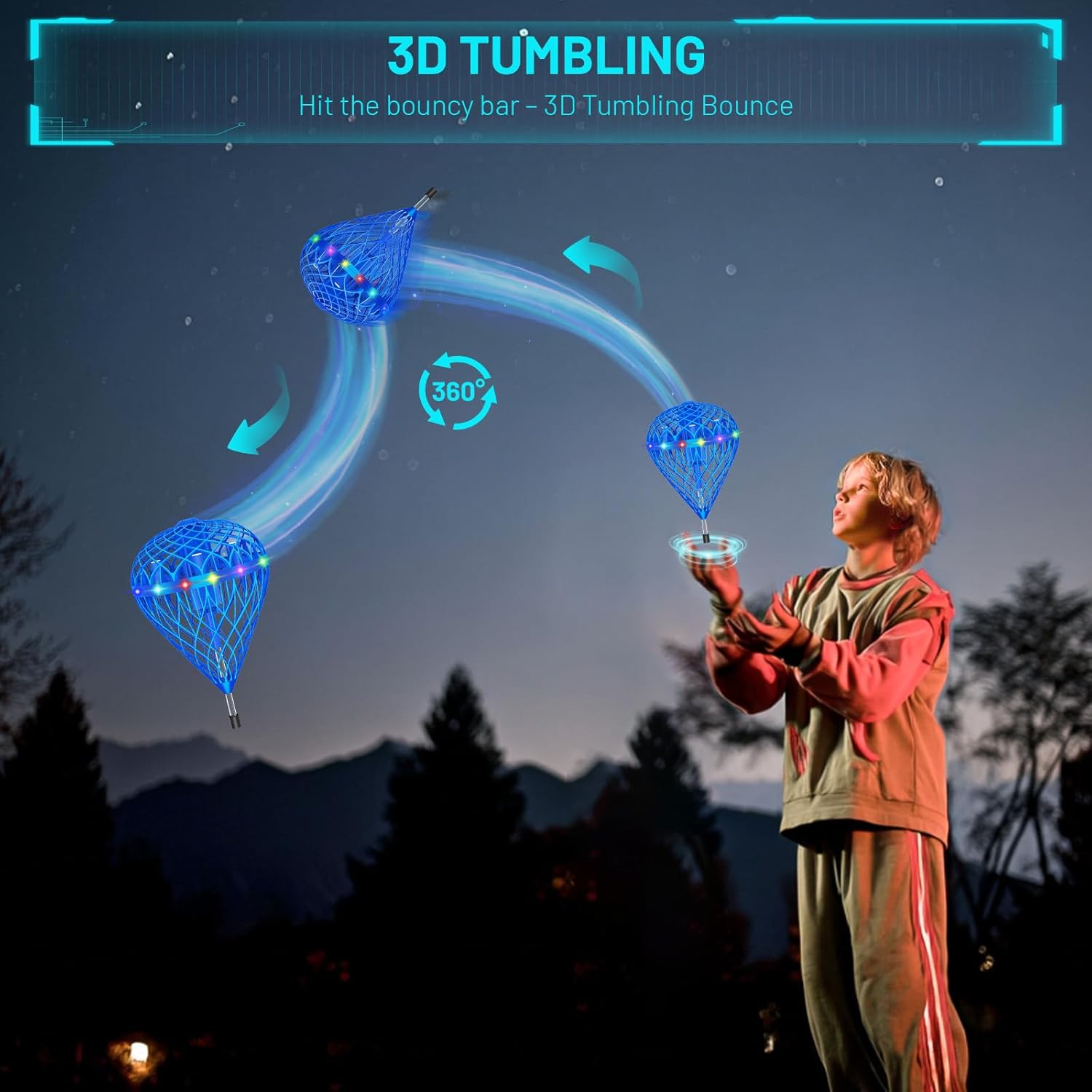 Thumbnail 5 de semai Flying Ball Toys 360° mini drone for kids