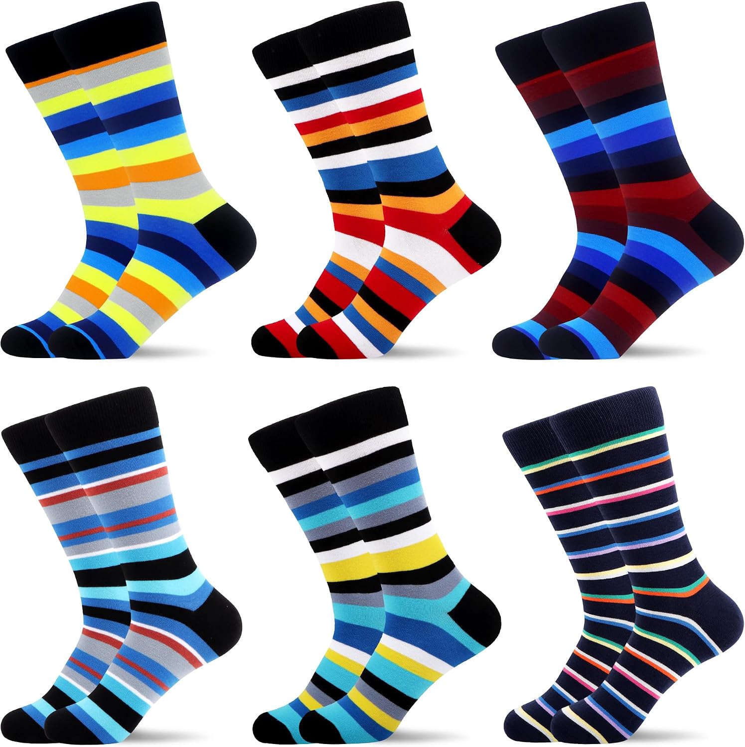 Thumbnail 2 de WeciBor Men's Bamboo Socks 6/12 Pack – Breathable, Seamless & Soft
