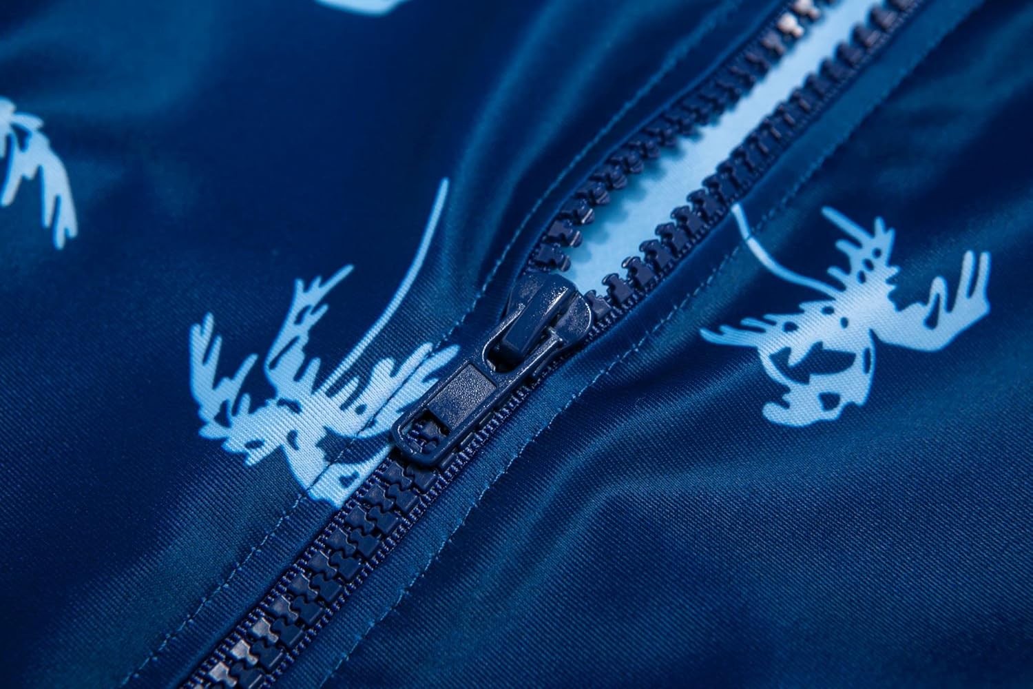 Thumbnail 4 de BONVERANO Baby Junge Badeanzug mit UV-Schutz 50+ und Kurzärmeln (1-teilige Kleidung) – Blau/Tree, Größe 2–3 Jahre