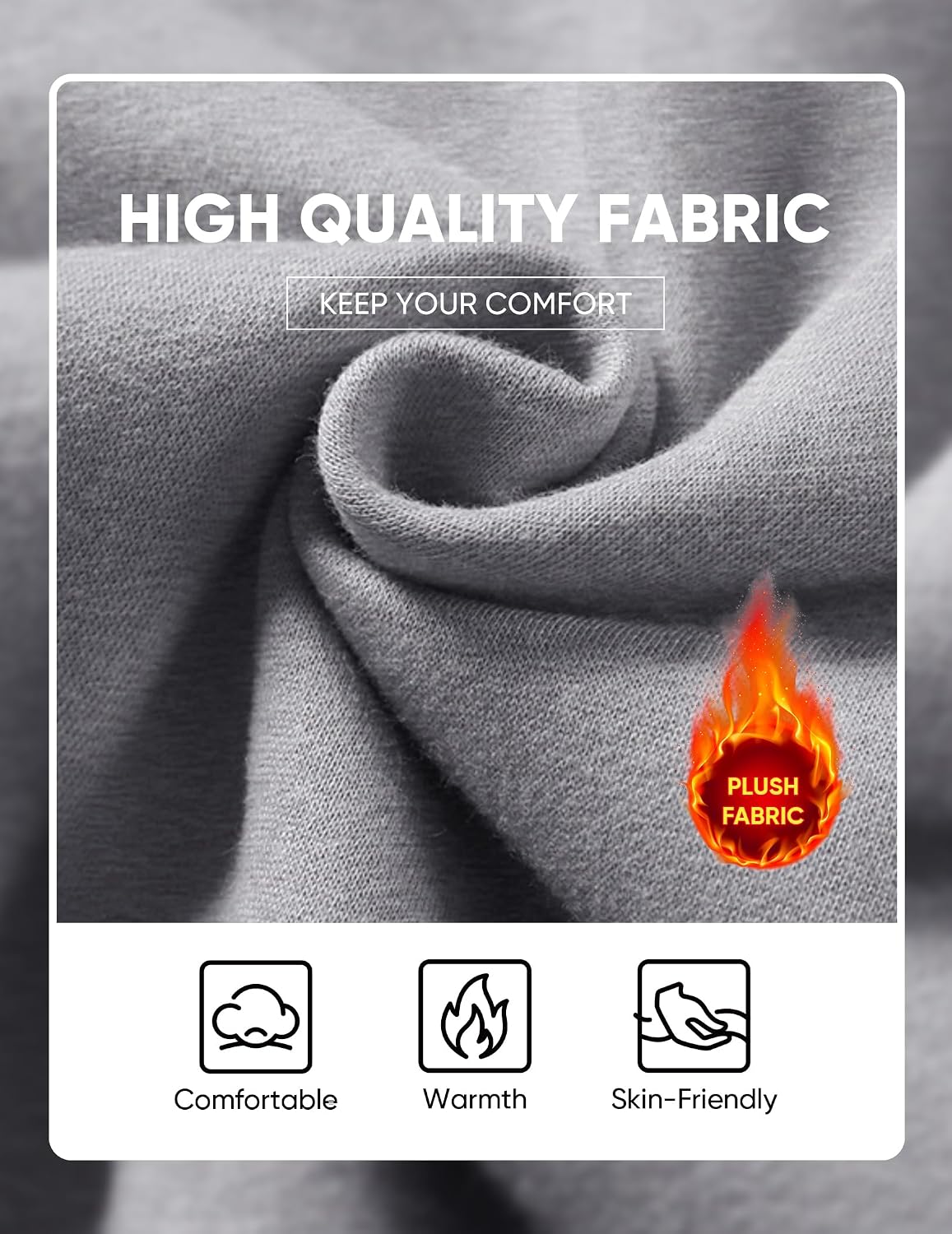 Thumbnail 4 de JMIERR Mens Casual Cotton Hoodie 1-Pack