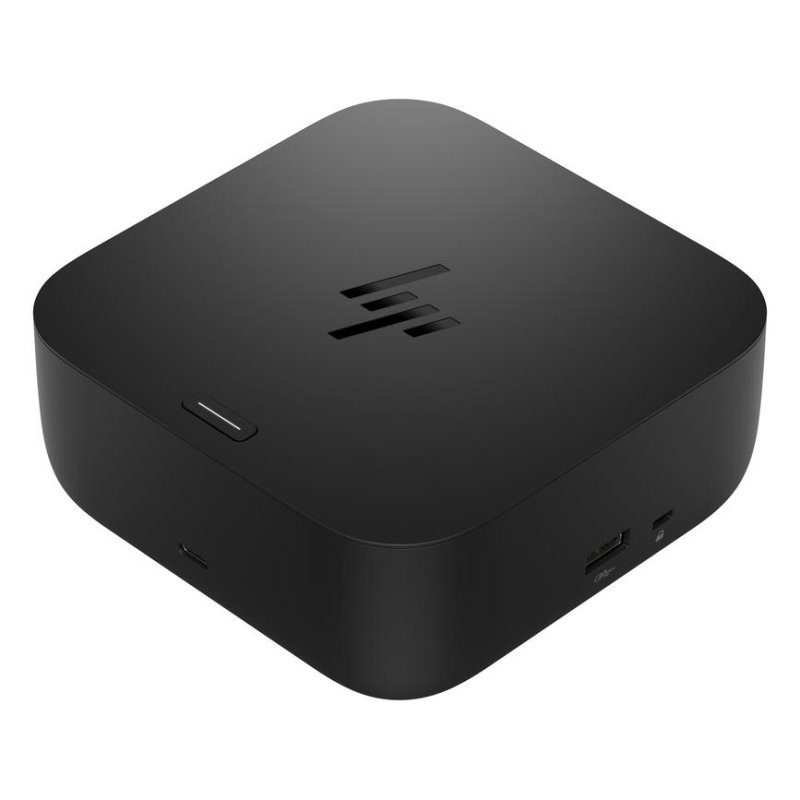 Detalle de HP USB-C 100W G6 Dock, base 4K para tres pantallas y LAN hasta 2,5 Gbps