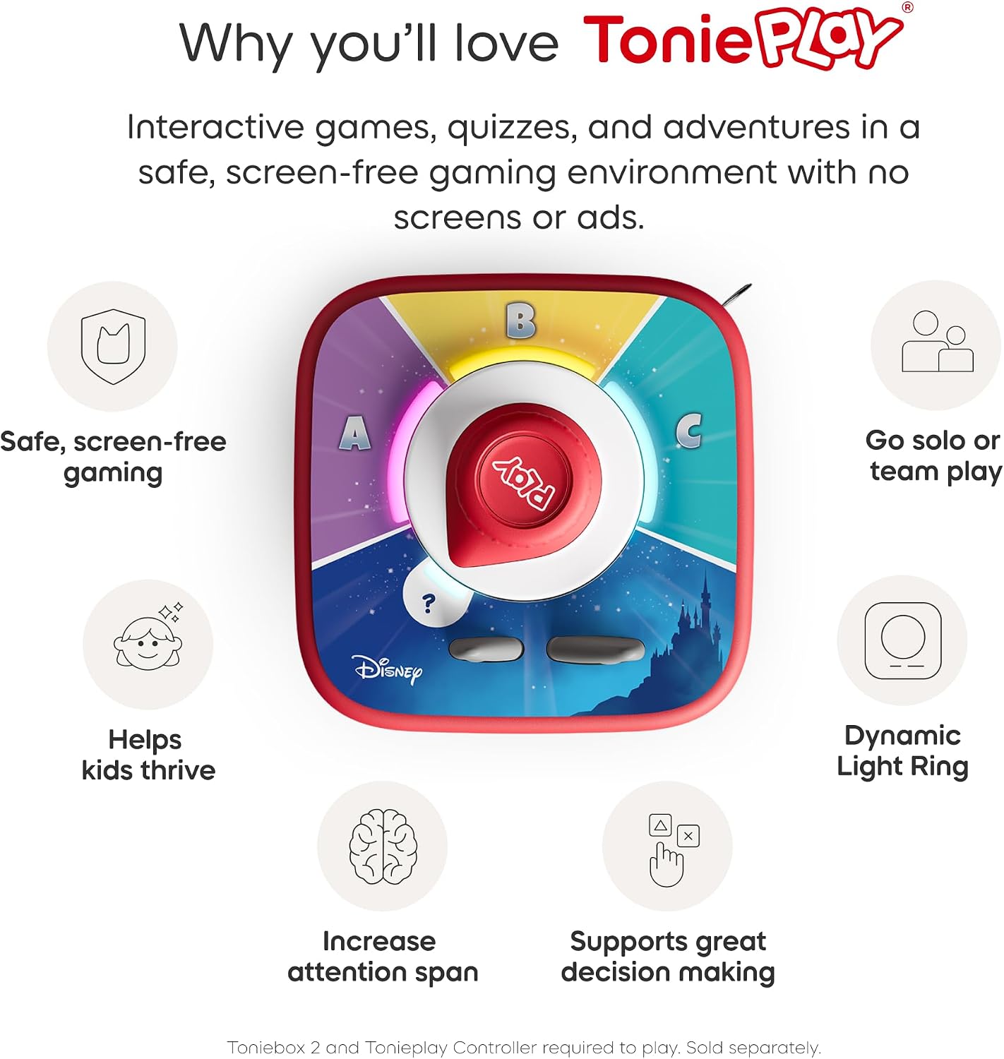 Detalle de tonies Disney Quiz Kingdom Tonieplay Game
