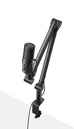 Detalle 2 de Sennheiser Profile Streaming Set mit USB-C Mikrofon, Boom Arm und Kabelaufbewahrung – Schwarz (700100)