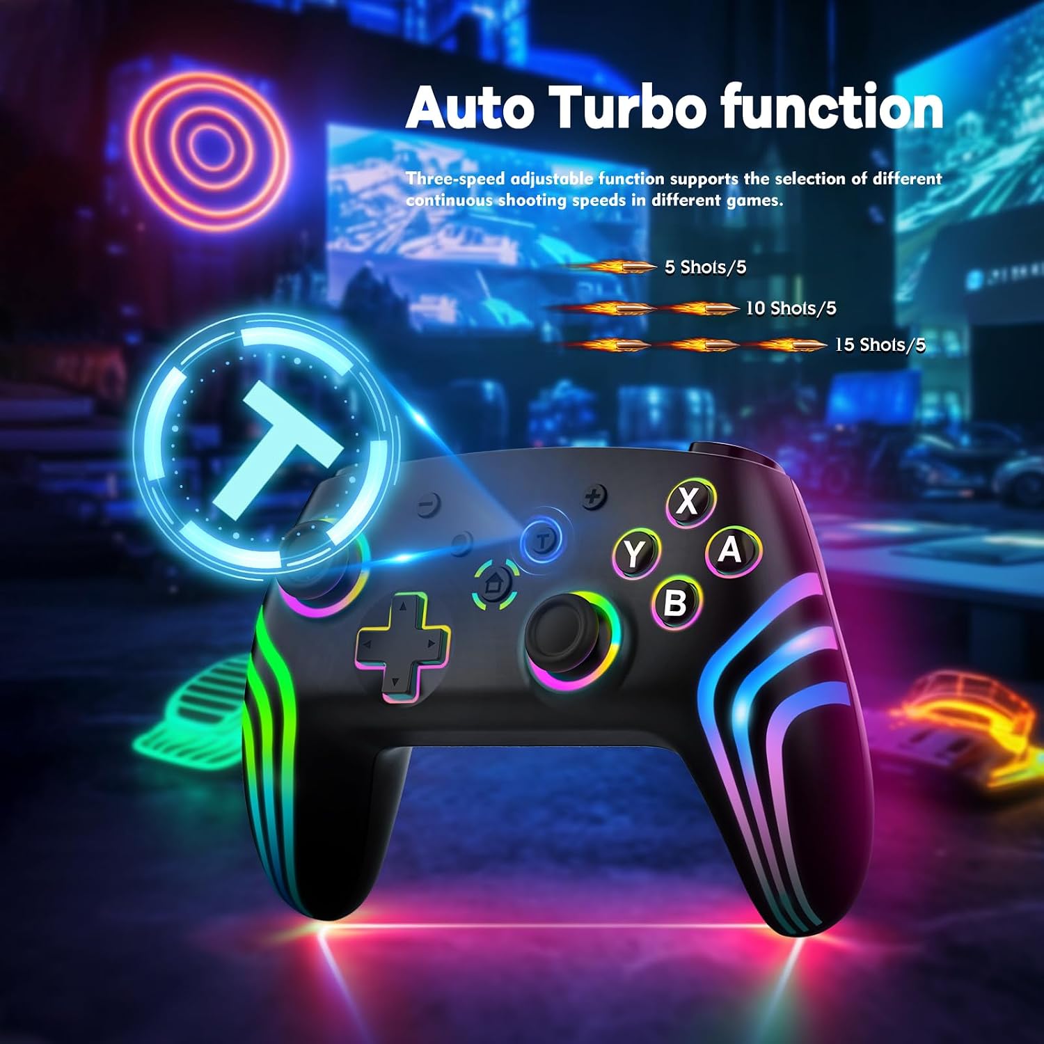 Thumbnail 4 de MYSTILUCK Wireless Pro Controller 800 mAh