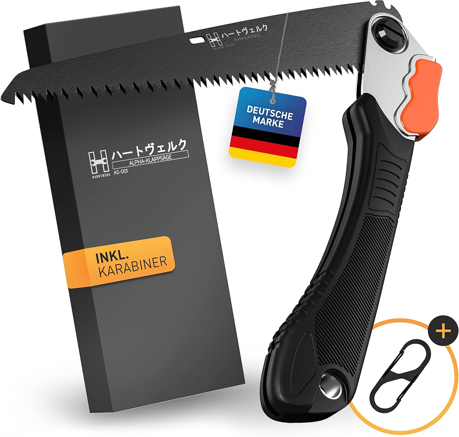 Thumbnail 5 de HARDTWERK Zen scie japonaise pliable Kataba 240 mm (acier carbone SK4) pour bois
