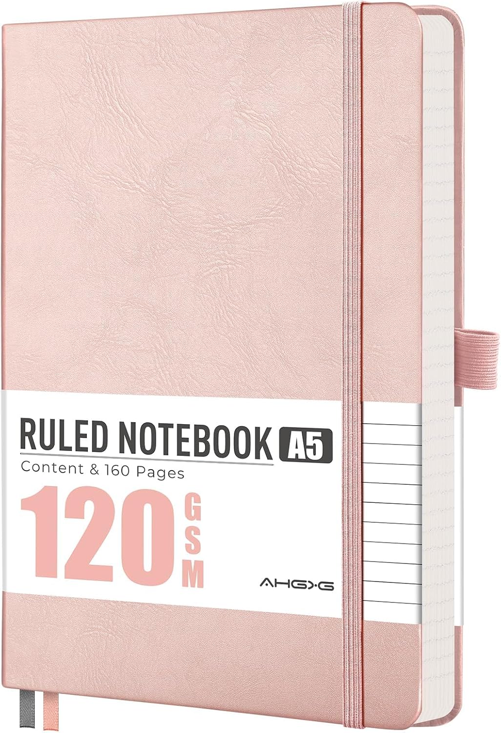 Detalle de AHGXG Lined Journal Notebook A5