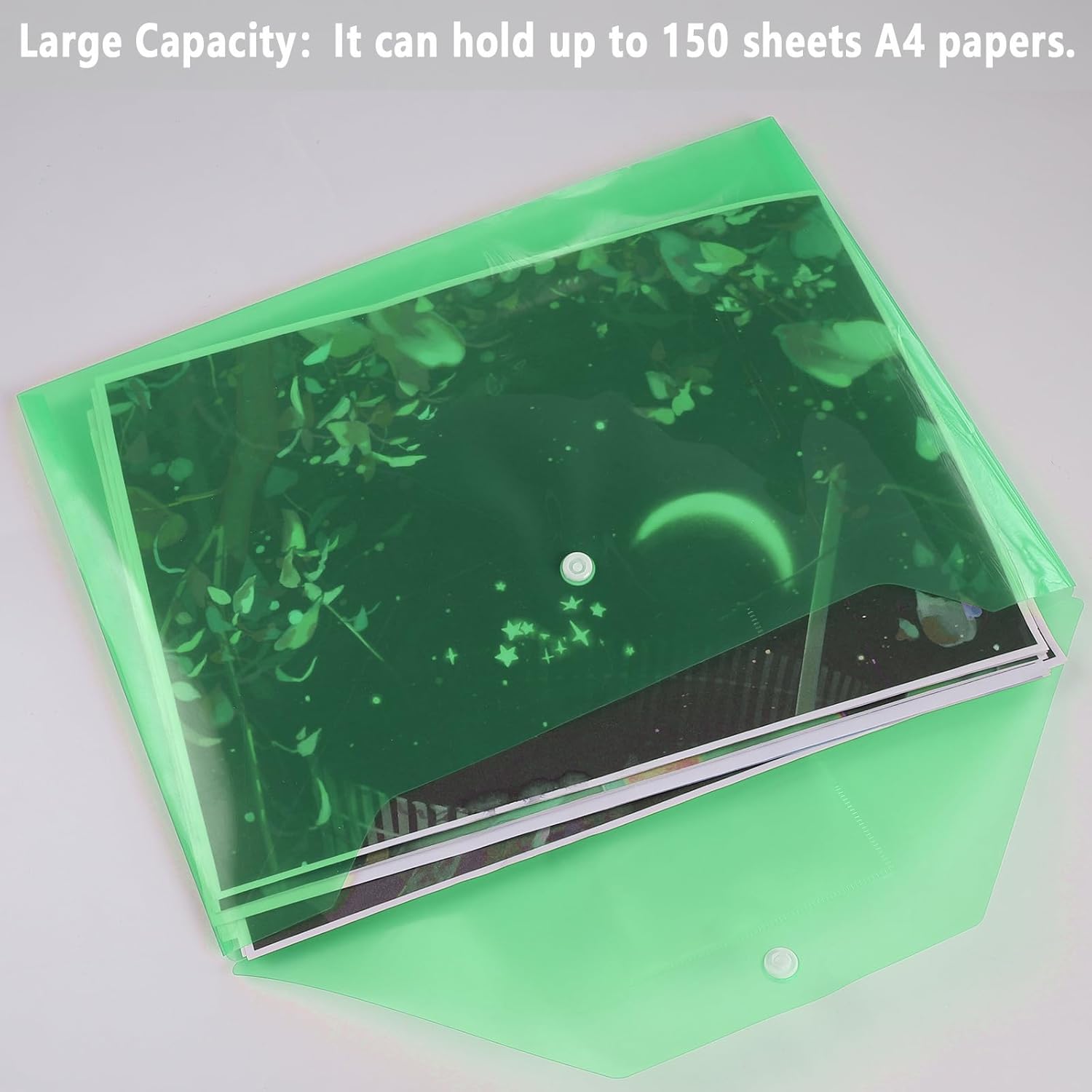 Thumbnail 2 de Plastic Folders A4 30‑pack with button closure 📁