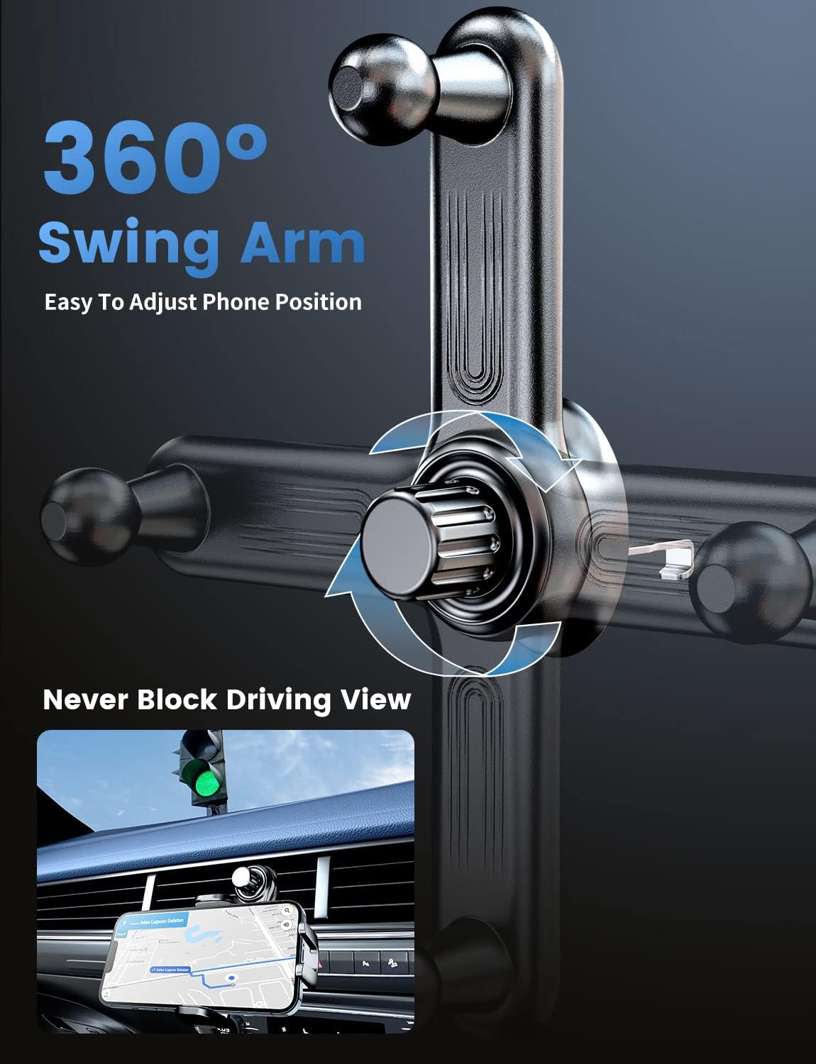 Detalle de eSamcore Car Vent Phone Mount for iPhone 17