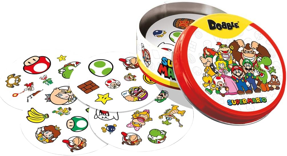 Detalle 2 de Zygomatic Dobble Super Mario 2–8 Spieler 🎲