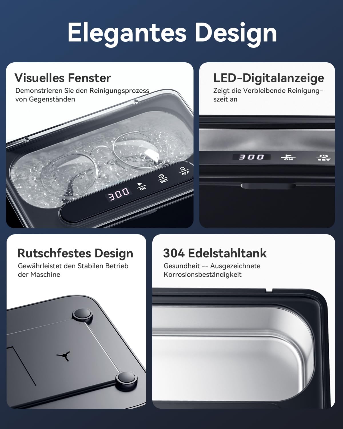 Thumbnail 6 de Ultraschallreinigungsgerät 47 kHz 330 ml