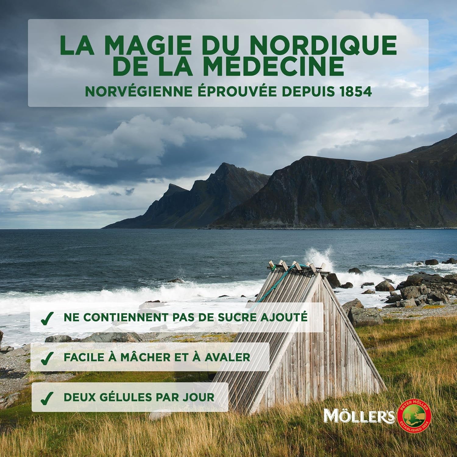 Thumbnail 4 de Moller’s Omega 3 pour Enfants – Gelées à l’huile de poisson avec DHA et EPA, goût Cola, sans sucre ajouté, 36 unités