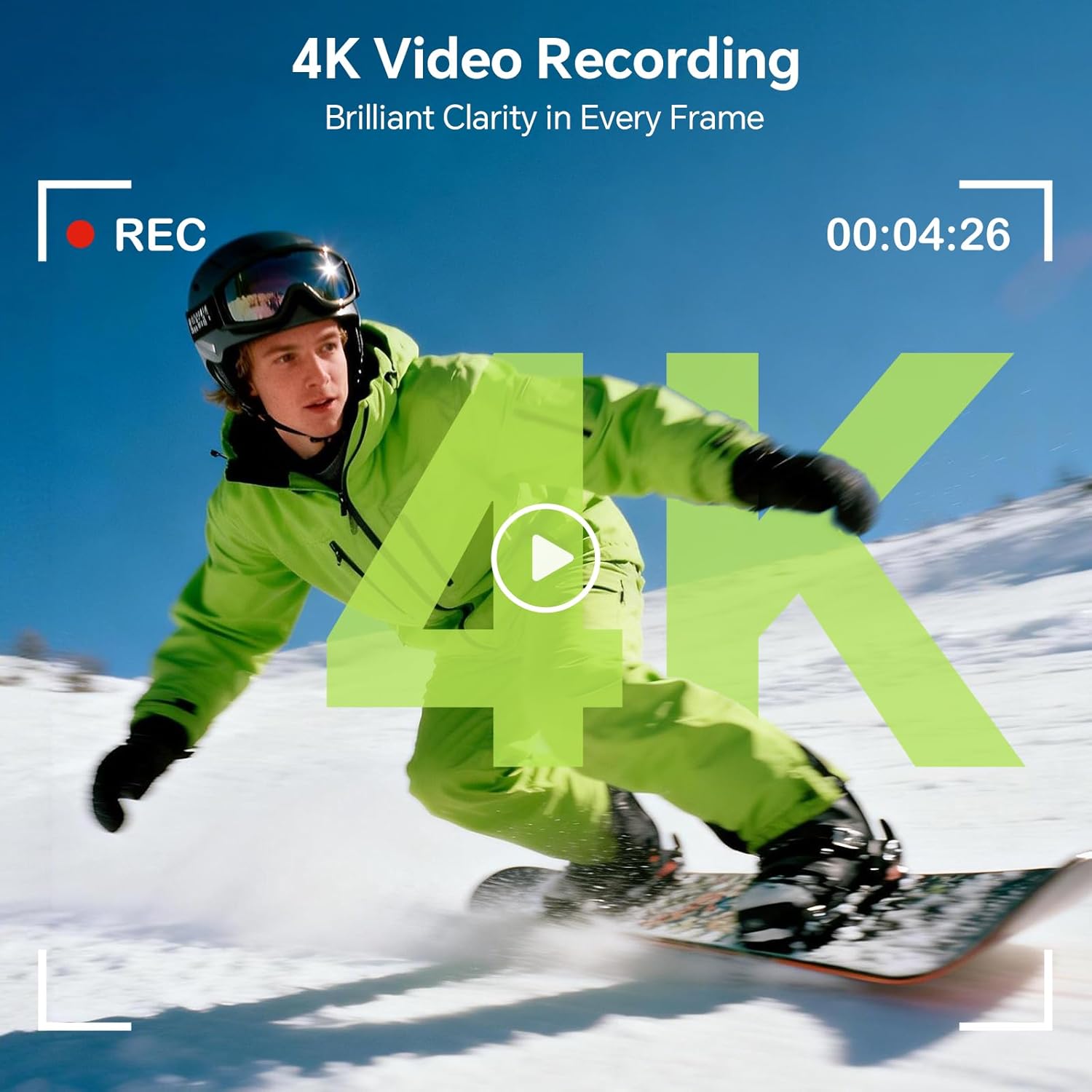 Thumbnail 1 de Digital Camera 4K 64MP Vlogging Camera with 3-inch LCD, Dual Lenses and 16x Zoom