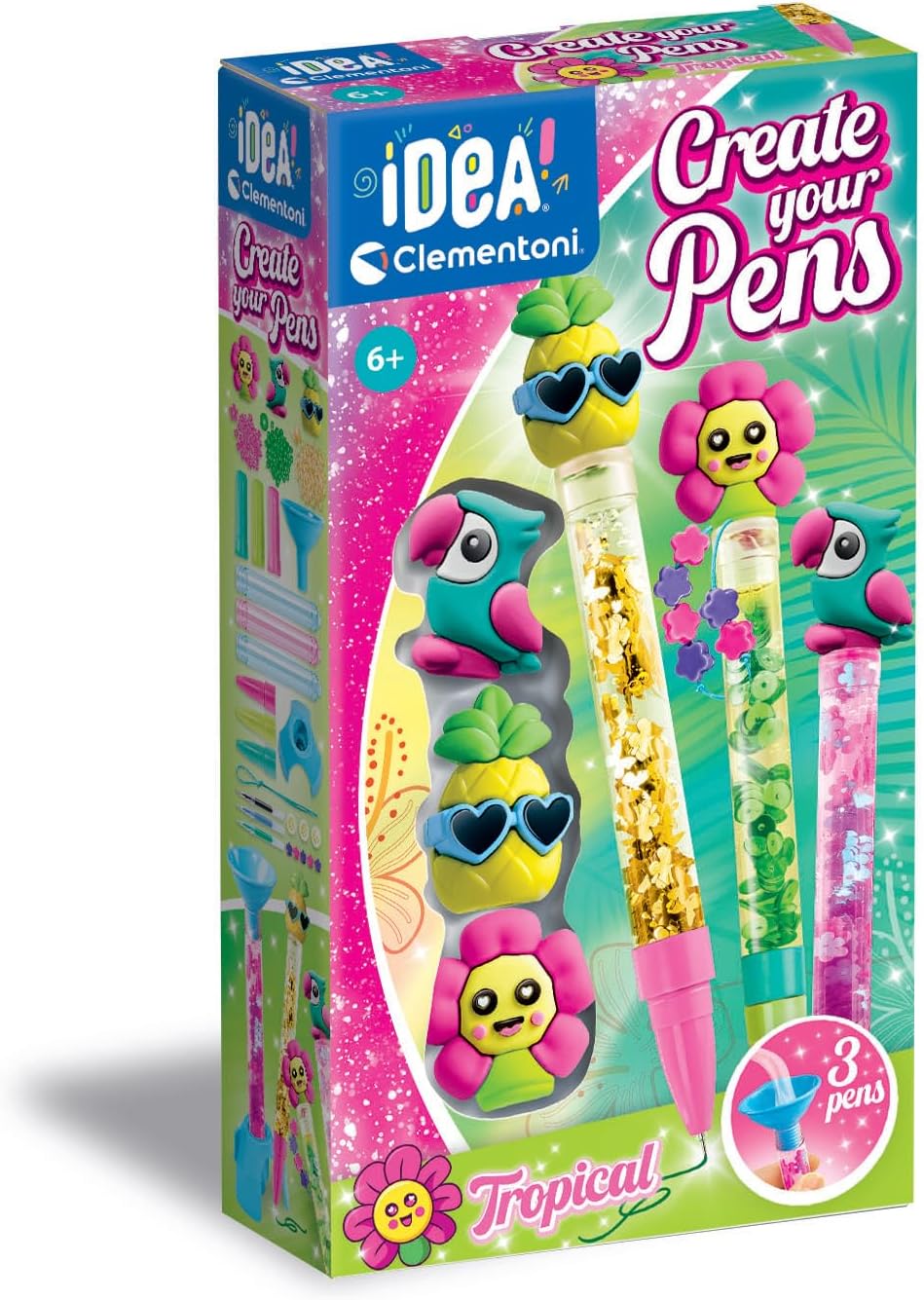 Detalle de Clementoni Idea Deine Stift-Kreationen 3 Stifte