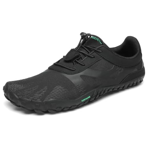 Detalle de SAGUARO Barefoot Zapatillas Minimalistas para Mujer, Zero Drop, Antideslizante – Vanta Negro Gr.42