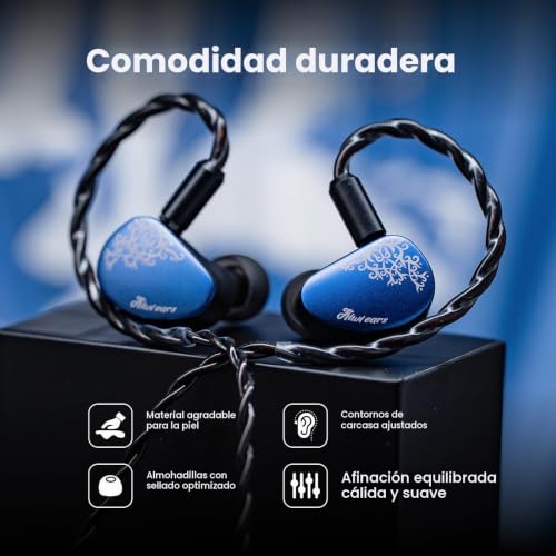 Thumbnail 5 de Linsoul Kiwi Ears Cadenza II: IEM con driver de titanio de 10 mm y cable KARS 2.0
