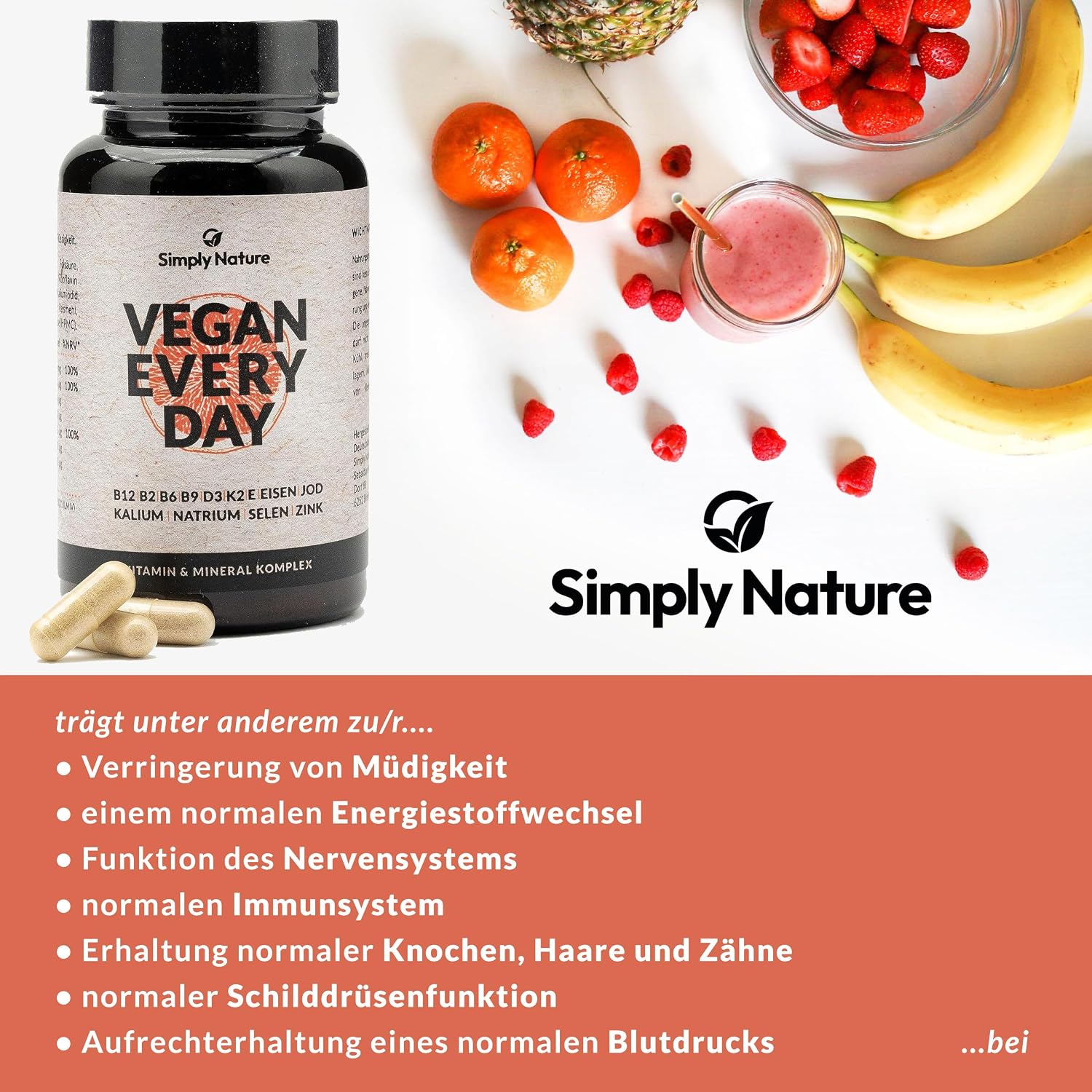 Detalle 2 de Vegan Every Day Multivitamin 120 Kapseln