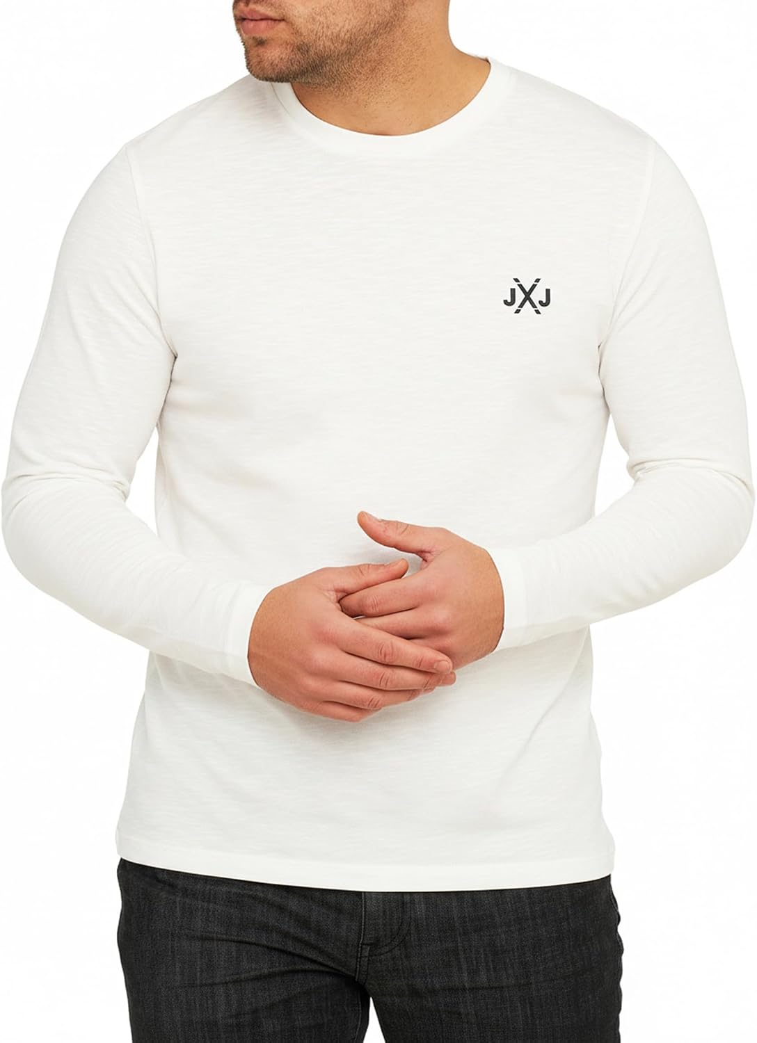 Detalle 2 de JACK & JONES Infinity Rise O-Neck Langarmshirt