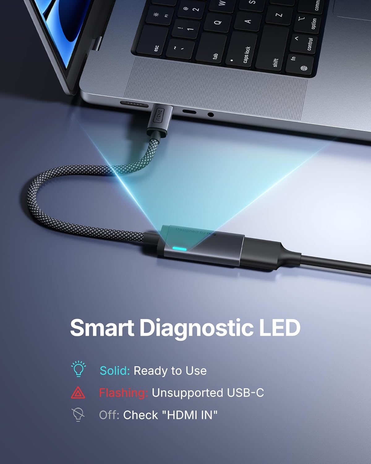 Thumbnail 1 de USB C to HDMI adapter 4K 60Hz INIU