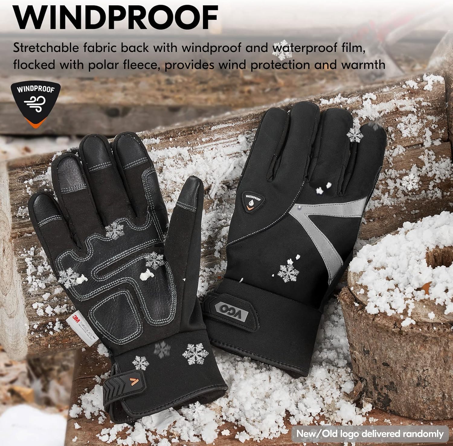 Thumbnail 4 de Vgo Winter Waterproof Work Gloves 3M Thinsulate 🧤
