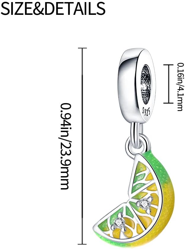 Detalle de KUNSIR 925 Sterling Silver Charms for Women – Pandora Compatible, 4.5–5mm Hole