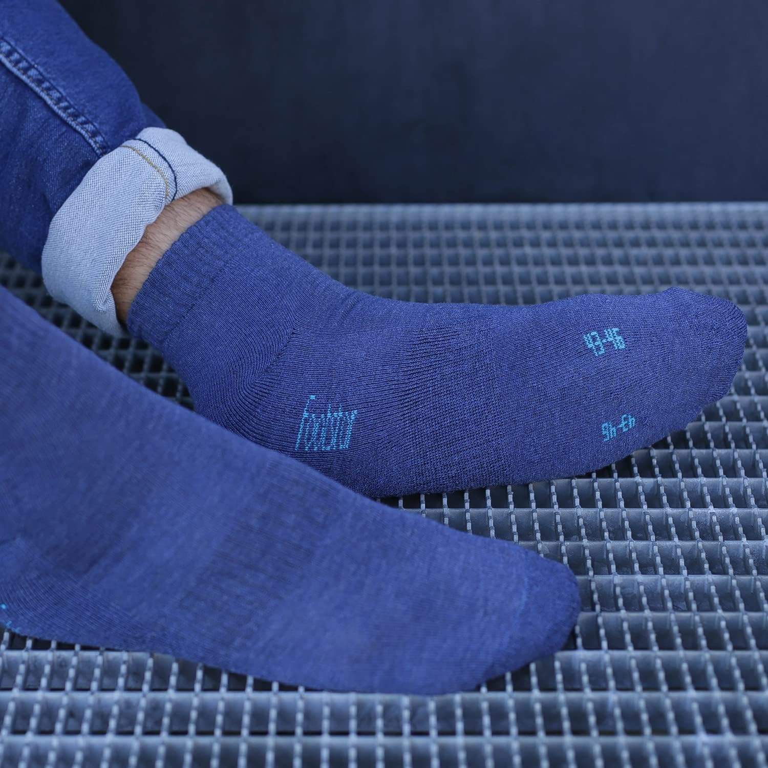 Detalle de Footstar Sneak It! kortskaftade strumpor med frottésula, 8 par
